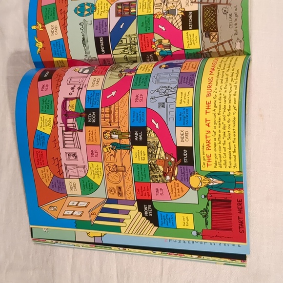 1992 The Simpsons Fun Book in the Sun Activity Bart Games Matt Groenings Vtg 90s - Picture 7 of 8